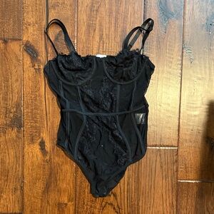 Princess Polly Black Lace Chemise